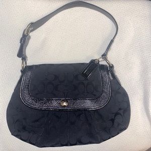 Coach Purse Black Hobo Bag